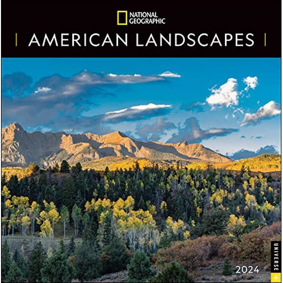 Pre-Owned Andrews McMeel Publishing, American Landscapes National Geographic 2024 Wall Calendar