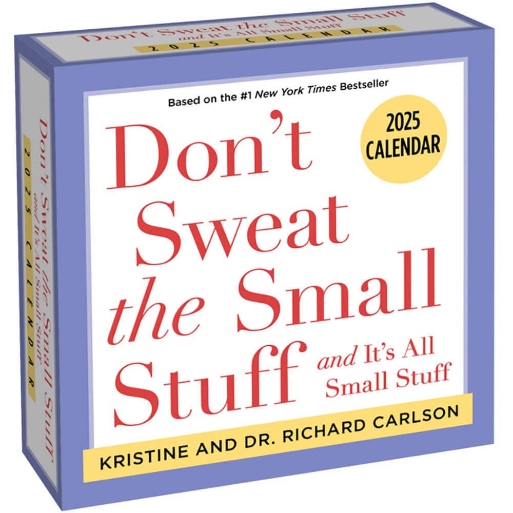 Andrews McMeel Publishing, Dont Sweat the Small Stuff 2025 Desk Humour Desk Calendar 2025