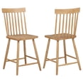 thumbnail image 1 of Andrews Windsor Counter Height Dining Side Chair Light Ash (Set of 2), 1 of 12