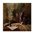 thumbnail image 1 of Andrey Morozov 'Still Life With Violin And Painting' Canvas Art, 1 of 3