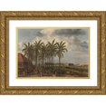 thumbnail image 1 of Andries Beeckman 14x11 Gold Ornate Wood Frame and Double Matted Museum Art Print Titled - The Castle of Batavia (C. 1661), 1 of 4