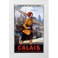 thumbnail image 1 of Andrique, Georges 10x14 White Modern Wood Framed Museum Art Print Titled - Chemin de Fer du Nord/Calais, 1 of 4