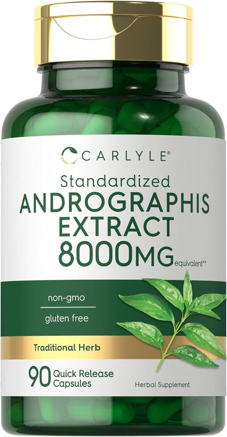 Andrographis Paniculata 8000 mg | 90 Capsules | by Carlyle