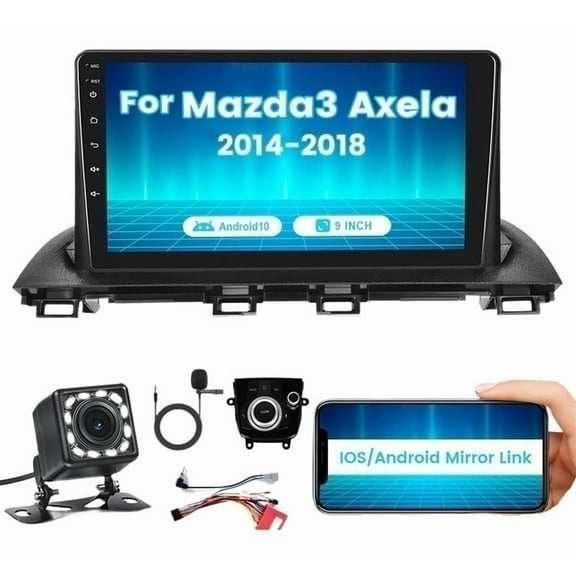 Torovo Car Radio Android 10.0 Car Stereo 9 In for Mazda 3 2014-2018