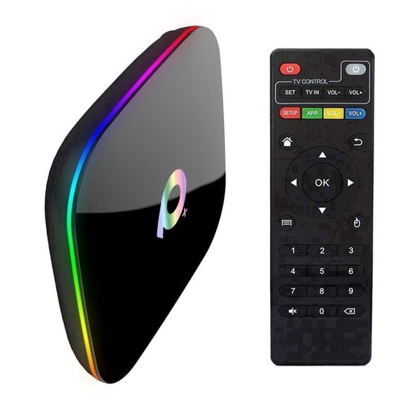 Android 10.0 Q Box with 4GB RAM 64GB ROM 6K Ultra HD H.265 Dual Band WiFi 2.4/5Ghz WiFi 100M LAN