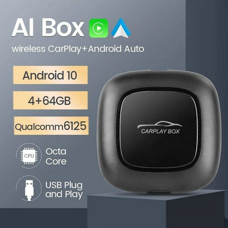 Android 10 Carplay Ai Box Qualcomm 8 Core Car Audio For VW Audi 