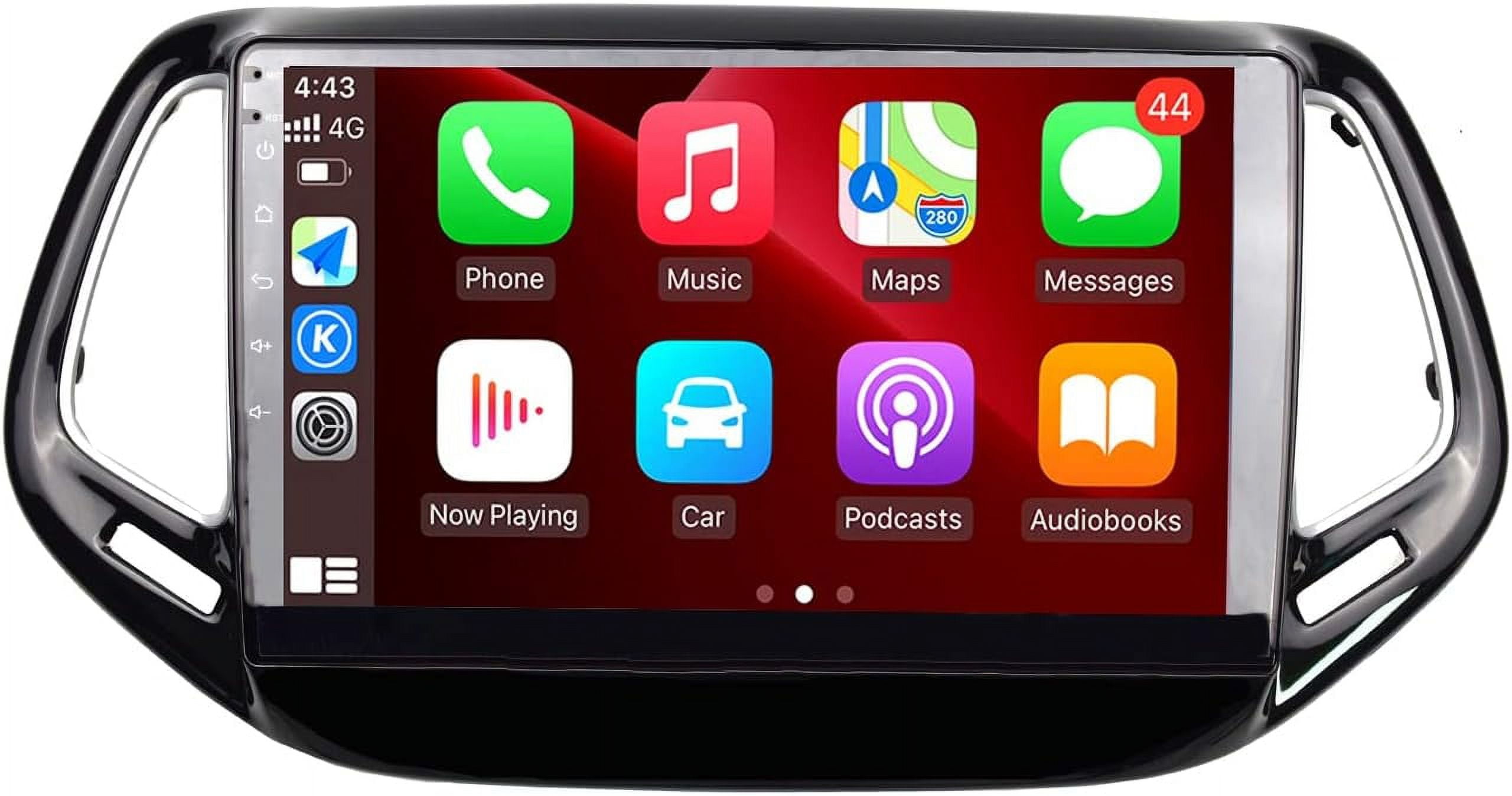 Autoradio Android 13 Per Jeep Compass 2017-2020 - 10.1 Pollici - Carplay Wireless - Telecamera Posteriore - Foto 8