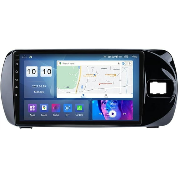 Android 12.0 Car Stereo Radio for V-Itz 2016-2020 GPS Sat Navigation 9'' Touchscreen DVD Multimedia Player FM BT Receiver with 4G 5G Wifi SWC DSP Mirror Link Carplay M600S