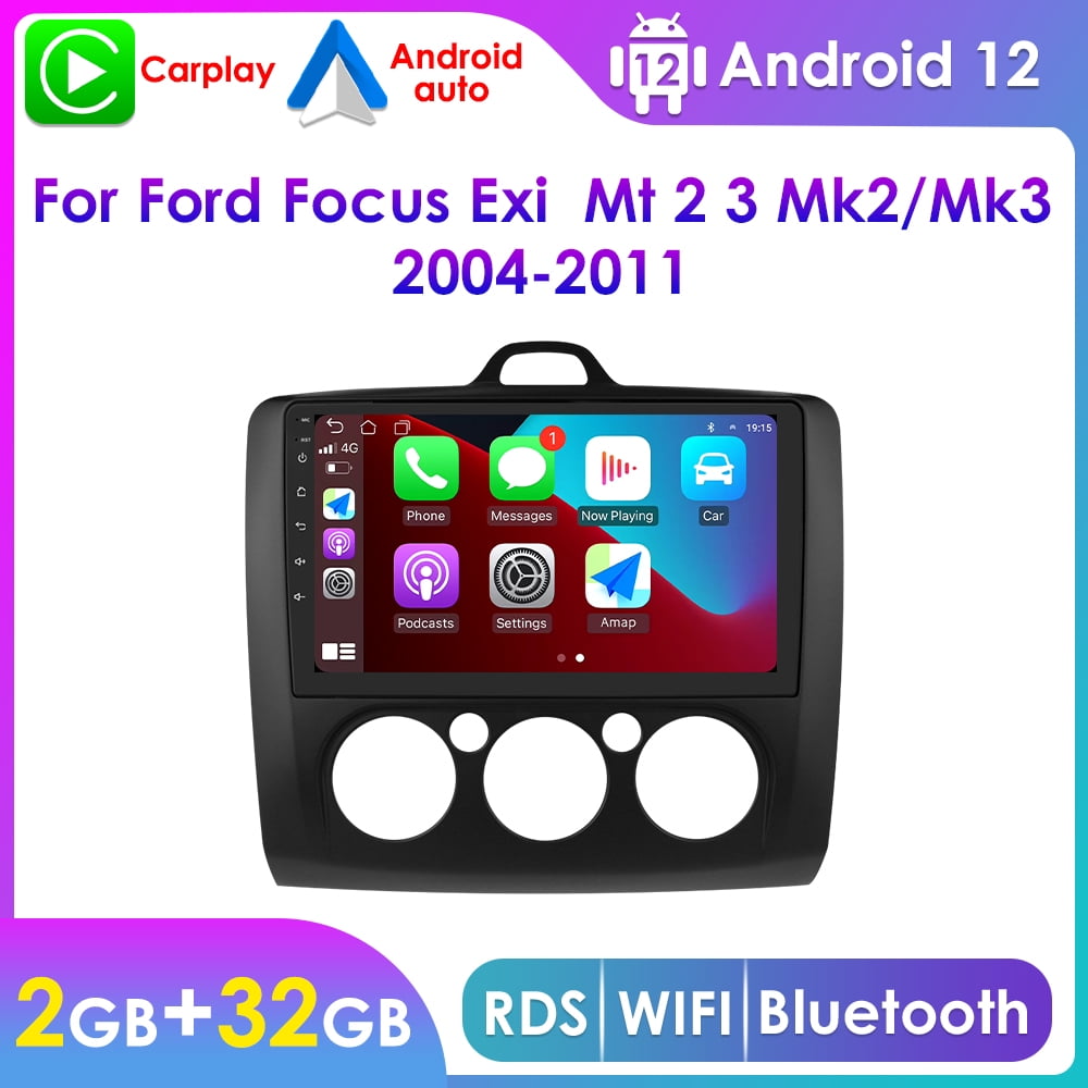 Autoradio Ford Focus 8 Core 4G+64G Wireless Carplay Android 13 Autoradio Per Ford Focus Mk2 Mk3 Exi MT 2 3 2004-2011 9 Pollici Autoradio Con Android Auto GPS Navi WiFi Mirror Link