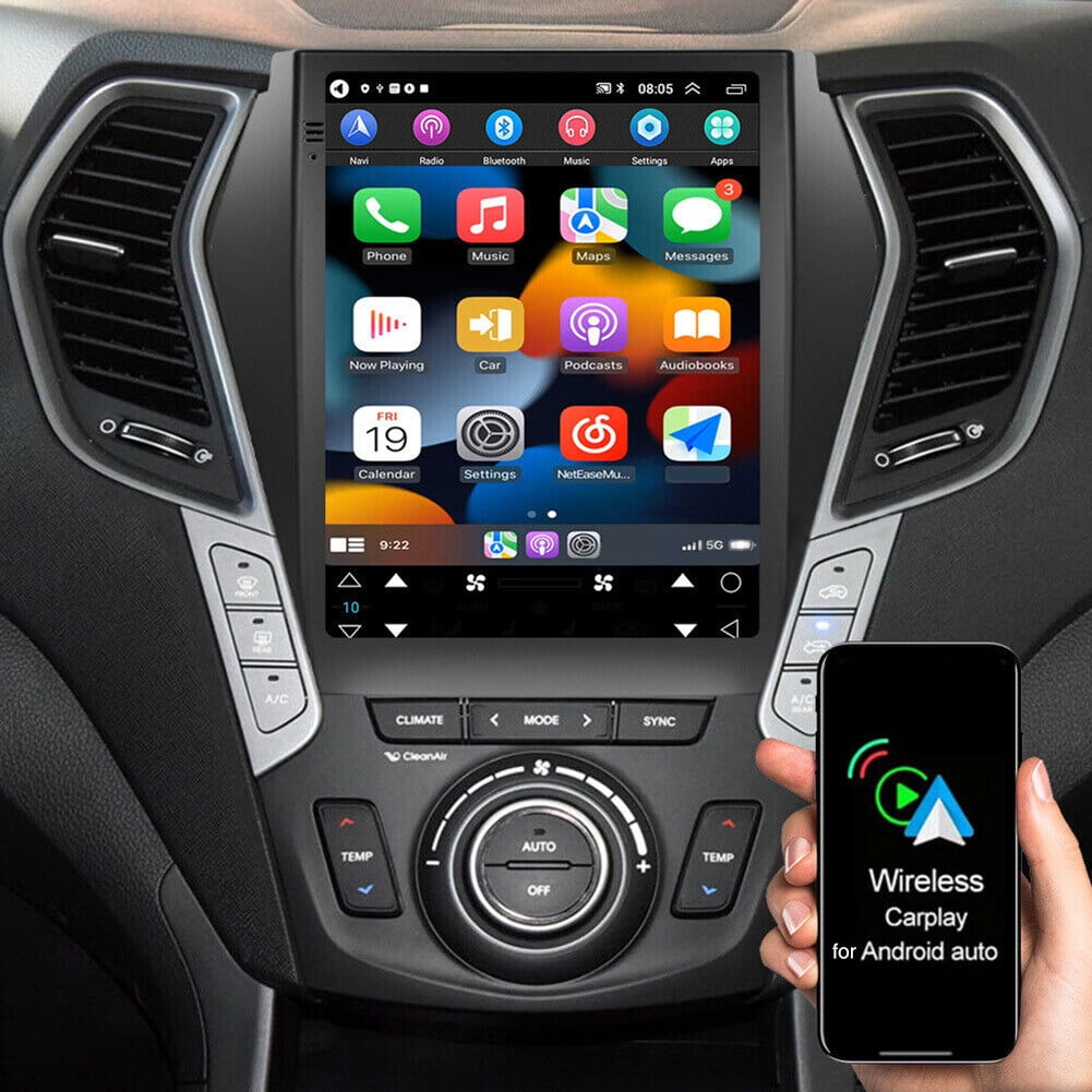 Android 12 Car Radio Stereo for Hyundai Santa Fe IX45 2013-2018