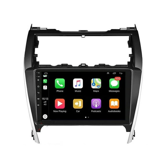 Android 12 Car Radio Stereo for Toyota Camry 2012-2014 10" Touch Screen Multimedia Player with Wireless CarPlay Android Auto Navigation Bluetooth Radio WiFi SWC MirrorLink Backup Camera 2G+32G Black