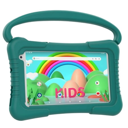 Android 12 Kids Tablet, 7 inch Tablet for Kids, Toddler Tablet 4GB RAM+32GB ROM, 1.5Ghz Quad-core CPU Tablet with Case, Educational Games Parental Control, Tablet with Kids Software Pre-Installed