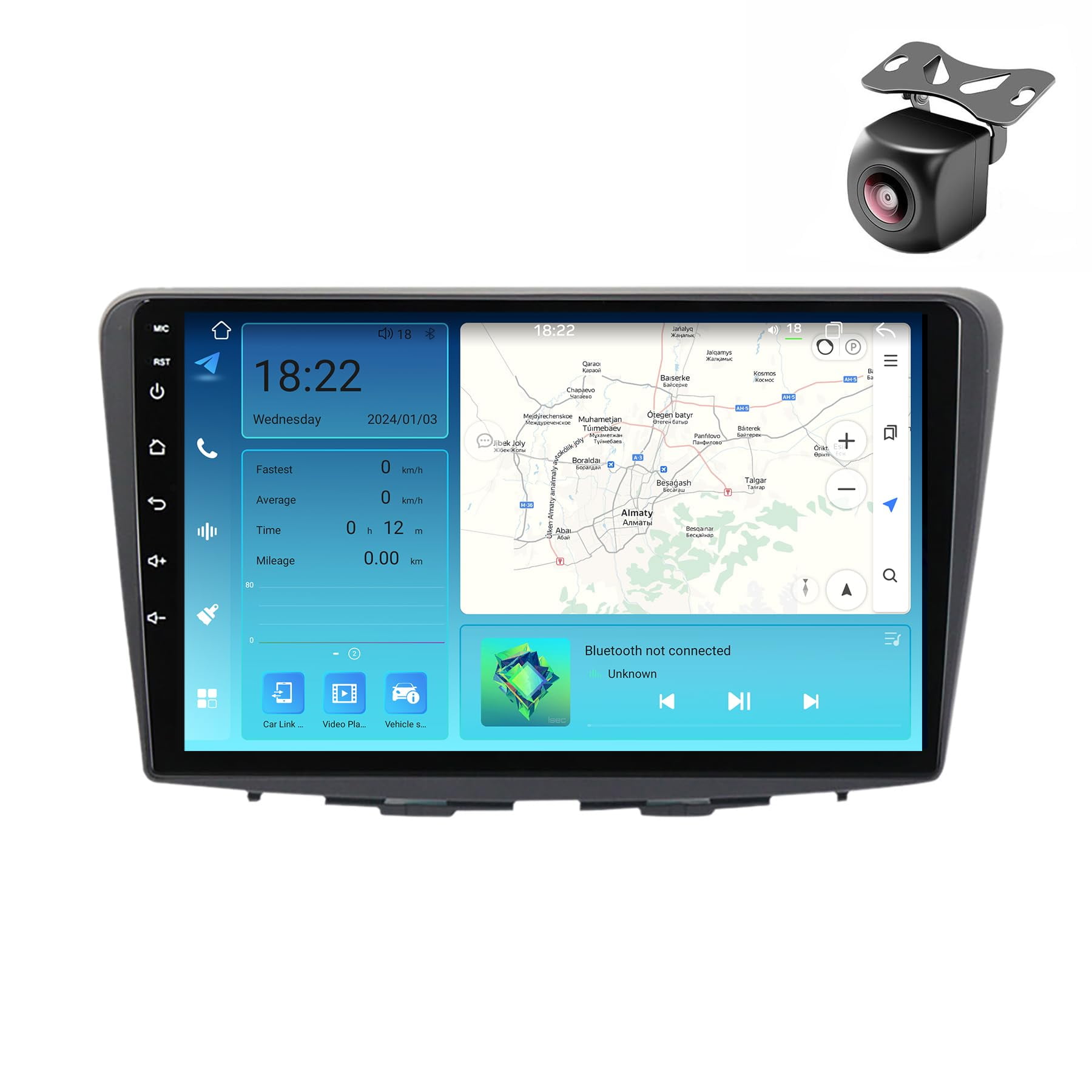Android 12 System for Suzuki Baleno 2 2015 2016 2017 2018 2019 2 DIN
