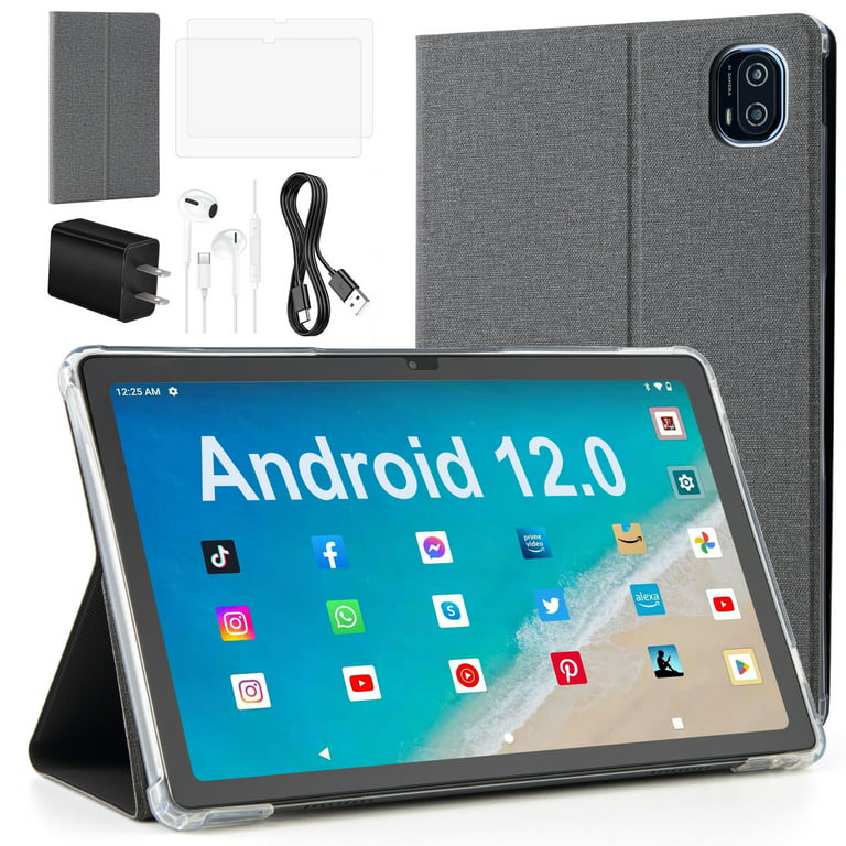Android 12 Tablet 10.4 Inch Android 12.0 Tablets, 4GB RAM 64GB ROM Expand  128GB, Long-Lasting 6500mAh Battery, Octa-Core Processor, WiFi Bluetooth  5.0