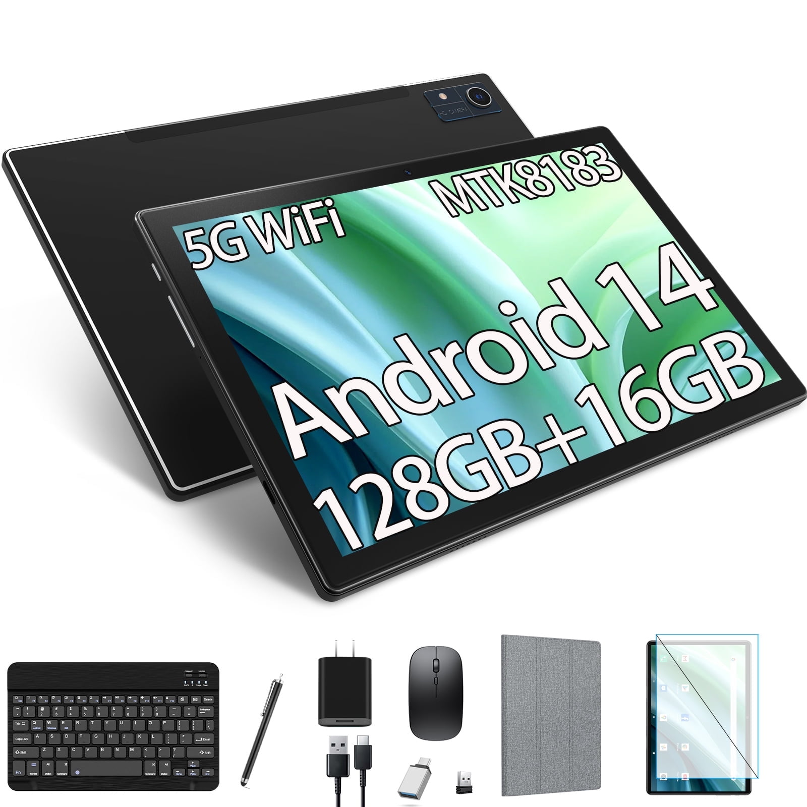 Tibuta 2024 Windows 11 Tablet, 8.9 inch IPS Screen, 2-in-1