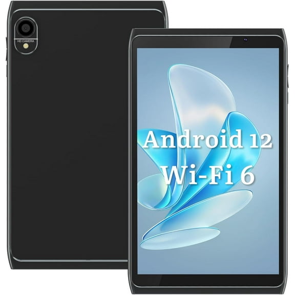Android 12 Tablet 8 inch, 4GB RAM 32GB ROM/ 512GB SD Expansion Tablet PC, 1.6Ghz Quad-core Processor Tablet, 1280x800 IPS HD Touchscreen, 8MP Dual Camera Tablets, Support WiFi6, BT, 4300 mAh Battery