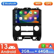 Android 13.0 Bluetooth Apple Carplay 2+64GB Wifi RDS Car Stereo Radio Head Unit Multimedia GPS Navigation Player For Ford Escape 2007 2008 2009 2010 2011 2012