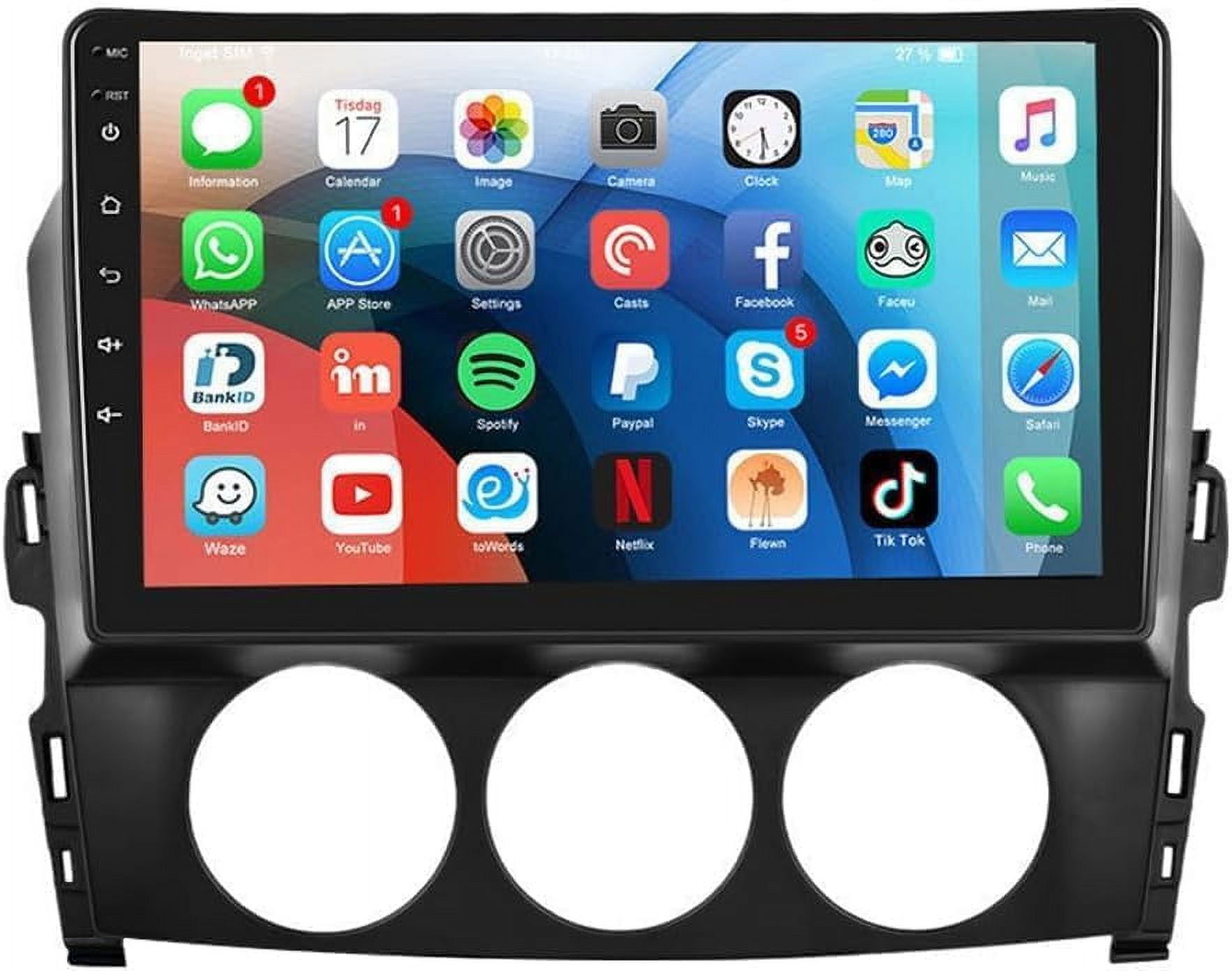 Android 13.0 Double Din Car Stereo for Mazda MX5 20062021 9 Inch HD