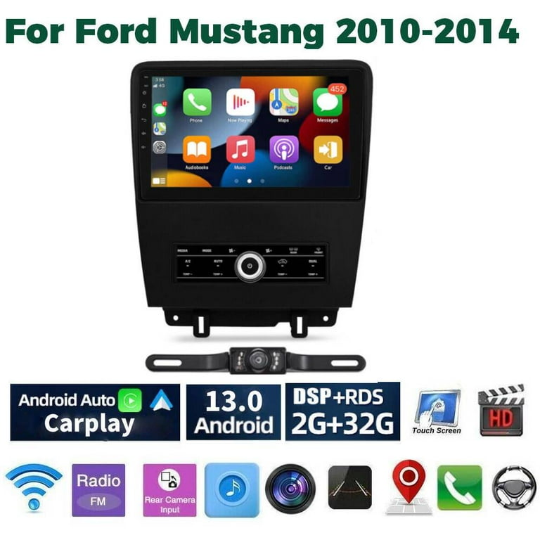 DYNAVIN Android Autoradio Navigation GPS Compatible Avec Ford Mustang 2010-2014: 9 Pouces OEM Radio Avec Wireless CarPlay Et Android Auto | Head-up Display | Dab+ Radio: D9-MST2010 Plus