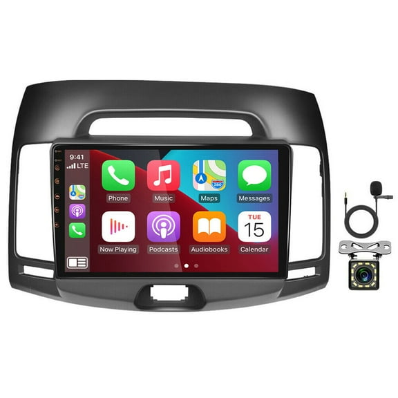 Android 13 Car Radio Stereo for Hyundai Elantra 2006-2010 9" Touch Screen Multimedia Player with Wireless CarPlay Android Auto Navigation Bluetooth Radio WiFi SWC MirrorLink