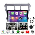 thumbnail image 1 of Android 13 Car Radio Stereo for Toyota Vios Yaris 2007-2012, 9" Car Multifunctional Player Support Carplay Android Auto GPS Navigation WIFI Bluetooth Rear Camera 2GB RAM + 32GB ROM, Black, 1 of 13