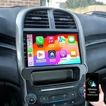 Android 13 Car Stereo for Chevrolet Chevy Malibu 2011-2015 with Wireless Carplay Android Auto, 9'' HD Touchscreen Car Radio with Mirror link WiFi GPS Bluetooth FM/RDS/SWC Rear Camera
