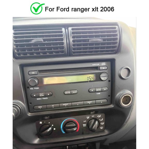 Android 13 Car Stereo for Ford Ranger XLT 2006, 7 Inch Touch Screen Radio with Wireless CarPlay, Android Auto, GPS Navigation, Bluetooth, WiFi, Backup Camera & Mic
