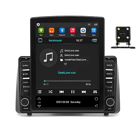 Android 13 Car Stereo GPS Navigation 2+64G for Chrysler Grand Caravan 2011-2020 Support Wireless Carplay Android Auto 9.7in Car Radio with Bluetooth WiFi FM/RDS SWC Split Screen + Backup Cam