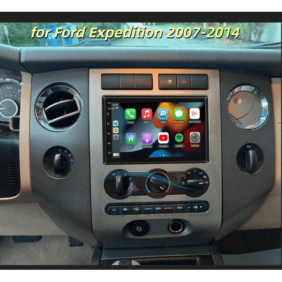 Android 13 Car Stereo Radio 2+64G GPS Navigation Head Unit for Ford Expedition 2007-2014 7-inch Car Player with AHD Camera/Mic with Carplay and Android Auto FM/RDS SWC
