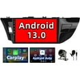 thumbnail image 1 of Android 13 Car Stereo Radio Compatible with Toyota Corolla 2014 2015 2016 Wireless Carplay&Android Auto, 10 Inch Touchscreen Bluetooth GPS Navigation, WiFi, FM Radio,Mirror Link,Backup Camera, 1 of 9