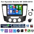 thumbnail image 1 of Android 13 Car Stereo Radio for Hyundai Sonata NF 2009-2010, 9" Car Multifunctional Player Support Carplay Android Auto GPS Navigation WIFI Bluetooth Steering Wheel Control 2GB RAM + 32GB ROM, Black, 1 of 11