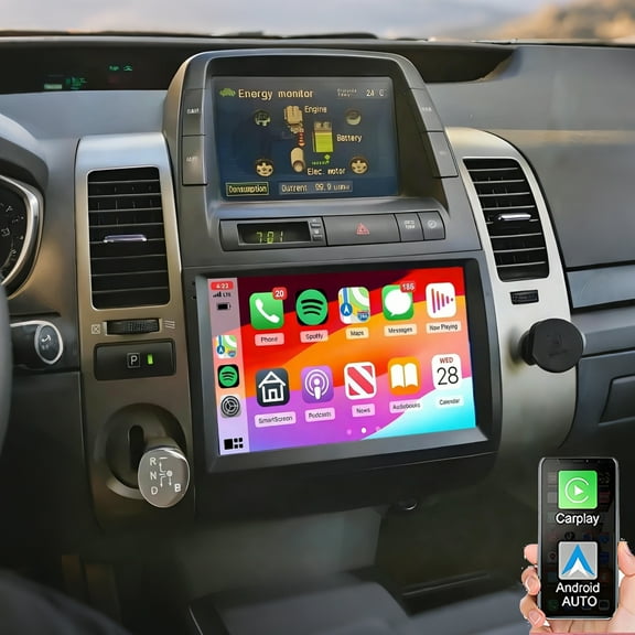 Android 13 Car Stereo for Toyota Prius 2003-2009, 9 inch Touchscreen Bluetooth Radio Replacement with Wireless Carplay Android Auto WiFi GPS Navigation Reverse Camera