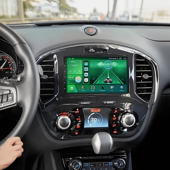 Android 13 Car Stereo for Nissan for Juke 2010-2014 2G+32G Wireless CarPlay Android Auto GPS Navigation Head Unit with AHD Camera & Mic