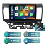 Android 13 Car radio for Mitsubishi Lancer 2007-2013 with Canbus Multimedia Stereo Wireless Carplay Android Auto Autoradio Navigation GPS WIFI Mirror link Camera FM BT 2+32G