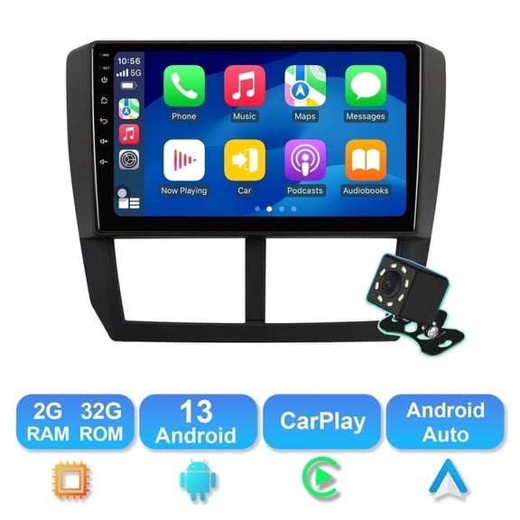 Android 13 Car radio for Subaru Forester 2008-2012 Impreza 2008-2011 Multimedia Stereo Wireless Carplay Android Auto Autoradio Navigation GPS WIFI Mirror link Camera FM BT 2+32G