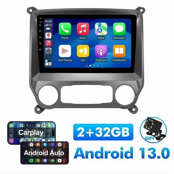 Android 13 Car radio for Chevrolet Silverado/GMC Sierra 2014-2018 Multimedia Stereo Wireless Carplay Android Auto