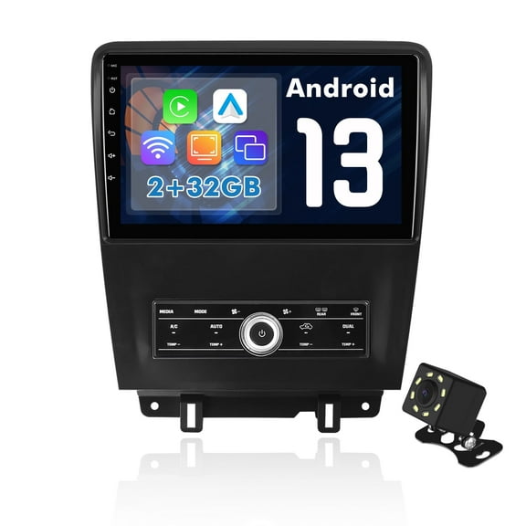 Android 13 Car radio for Ford Mustang 2010 2011 2012 2013 2014 Multimedia Stereo Wireless Carplay Android Auto