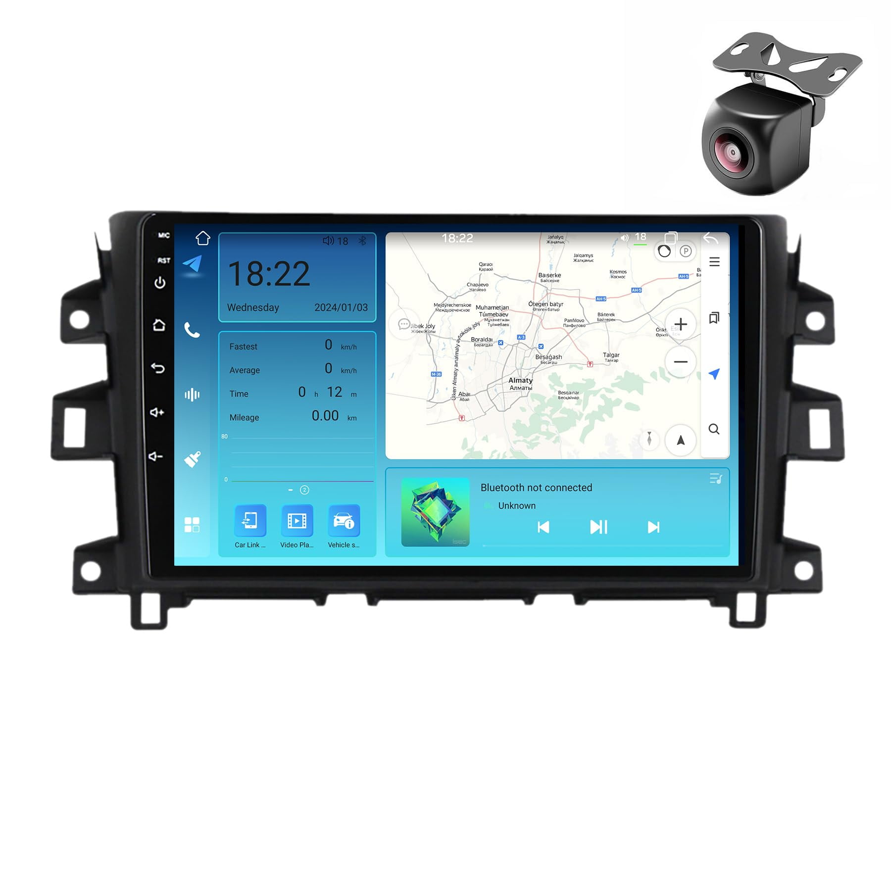 Android 13 System for Nissan NAVARA Frontier NP300 20112018 2 DIN Car Stereo With FM SWC BT5.0