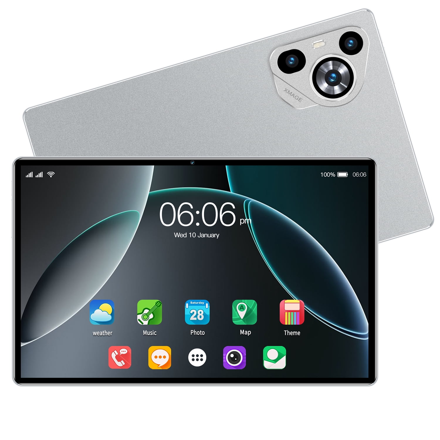 Android 13 Tablet 10.1 inch HD Smart 2-in-1 Tablets Octa Core Processor ...