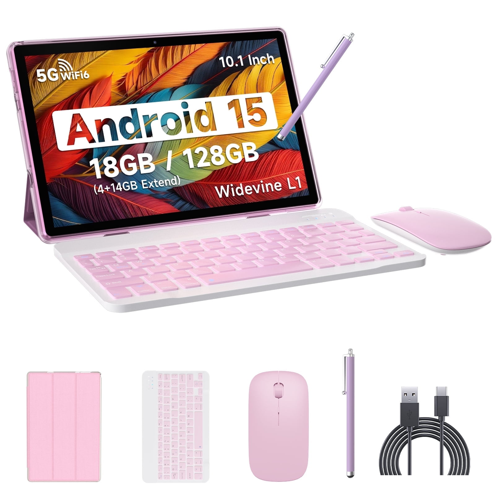 2024 Android 13 Tablet 10 Inch, 12GB RAM, 128GB ROM/1TB