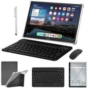 Android 13 Tablet 10 inch Tablet with Keyboard Wireless Mouse Stylus,4G Phone Tablet,Octa Core Processor 1280x800 IPS Tablet/4GB RAM 64GB ROM/13MP+5MP Camera Bluetooth WiFi Tablet,2024 Latest Tablet
