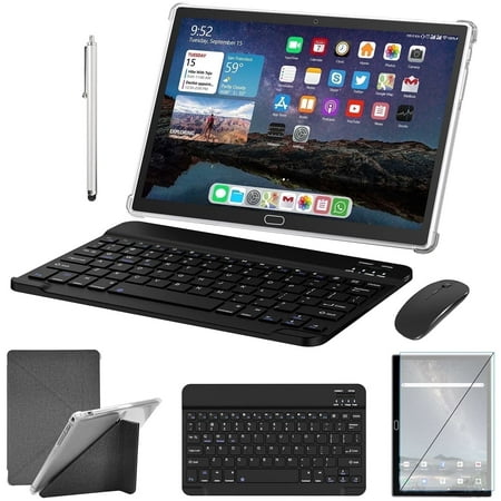 Android 13 Tablet 10 inch Tablet with Keyboard Wireless Mouse Stylus,4G Phone Tablet