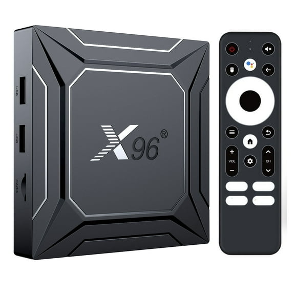 Android 14.0 TV Box Amlogic S905X5M X5 X96 M200 4GB RAM 64GB ROM TV Box with Dual Wi-Fi 2.4G/5.0G, BT 5.0/ 3D Ultra HD 8K/ H.265/ 1000M LAN/ USB 2.0 Smart Box