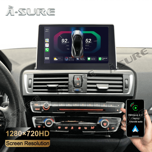 Android 14 Car Radio Stereo for BMW 1er MK2 F20/F21 NBT 2011-2016 Wireless CarPlay Android Auto GPS Nav WiFi Bluetooth DSP RDS SWC 2+32GB
