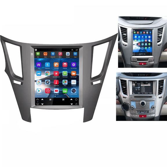 Android 14 Car Stereo (9.7-inch) for Subaru Outback 2009-2014 with Carplay and Android Auto 2+64GB with GPS Navigation Bluetooth WiFi FM/RDS SWC Mirror Link Split Screen