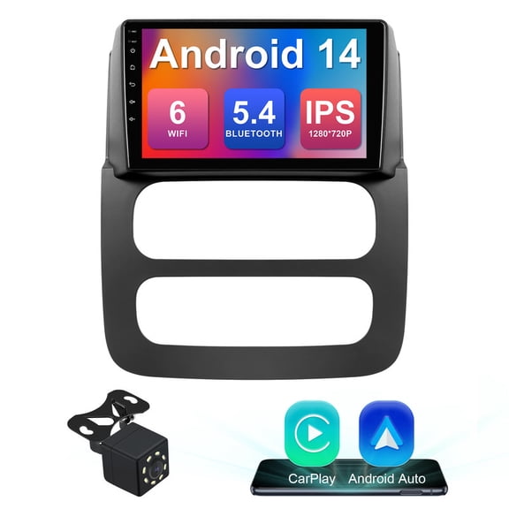 Android 14 Car radio for Dodge RAM 1500/2500/3500 2002-2006 Multimedia Stereo Wireless Carplay Android Auto Autoradio GPS WIFI Mirror link FM BT 2G 64G
