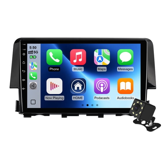 Android 14 Car radio for Honda Civic 2016-2020 Multimedia Stereo Wireless Carplay Android Auto Autoradio Navigation GPS WIFI Mirror link Camera FM BT 2G 64G