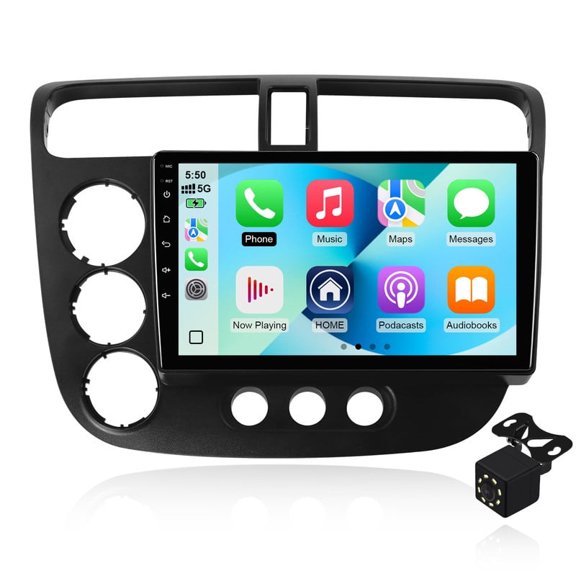 Android 14 Car radio for Honda Civic 2000-2005 Stereo Wireless Carplay Android Auto Autoradio GPS WIFI Mirror link Camera FM BT 2G 64G