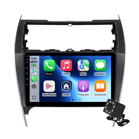 Android 14 Car radio for Toyota Camry 2012-2014 Multimedia Stereo Wireless Autoradio CarPlay Navigation GPS WIFI Mirror link Camera FM BT 2+64GB