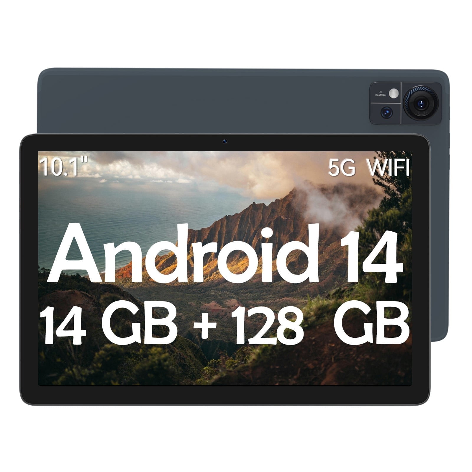 高速配送 Android 14 Tablet, 10.1 Androidタブレット本体